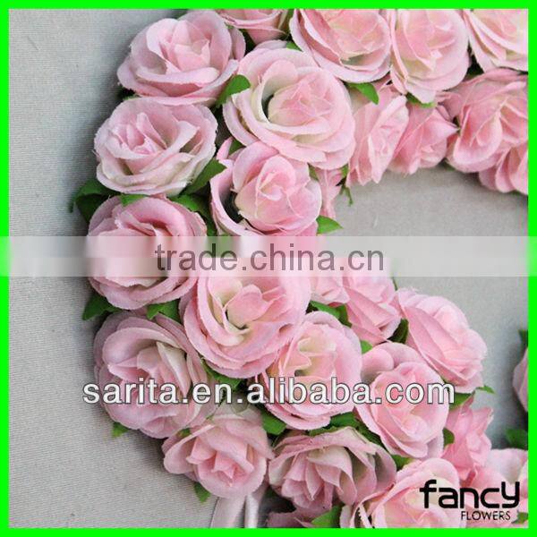 new style heart shape artificial wedding garland for decoration