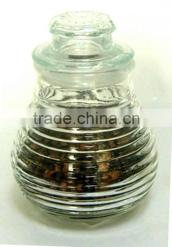 TW764 small glass candy jar