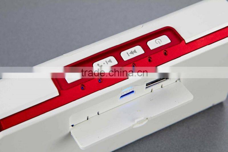 The Portable Mini Bluetooth speaker sound box with wheels and power bank