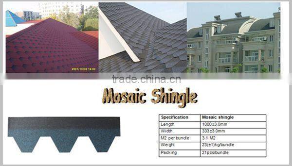 SGB fish scale asphalt shingle for roof materials