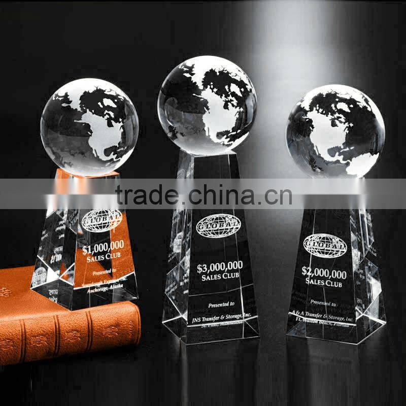 crystal trophy