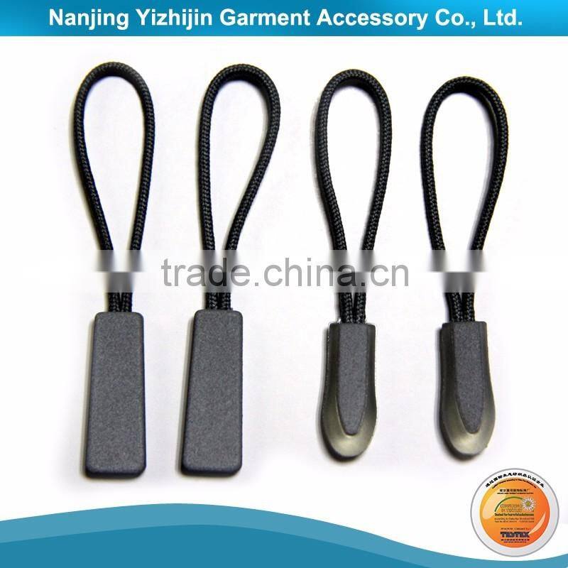 Package Zipper Puller with Nylon Zipper Cord