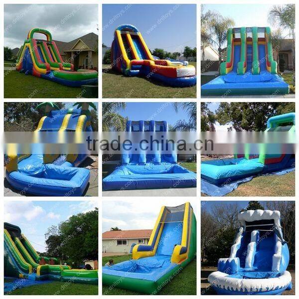 Water slide for family swimming pool