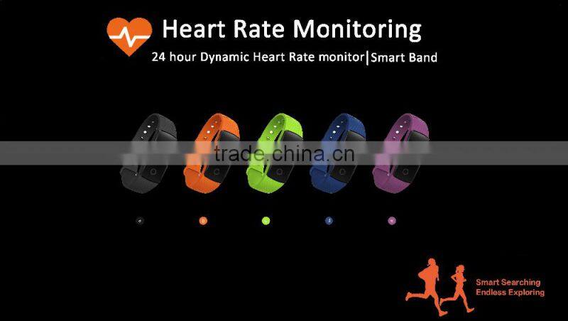 Smart Band Bluetooth 4.0 Smart Bracelet Heart Rate Monitor Wristband Fitness Tracker smartband for Android iOS