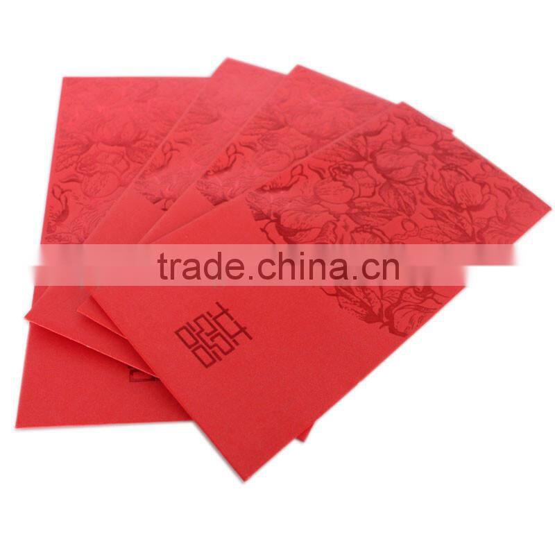 Customized Chinese red envelope lucky money envelope printing LOGO printing