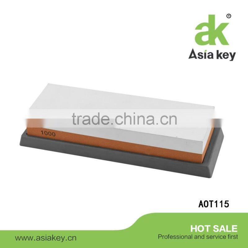 Flexible Grey Color Sharpener Base Straight Sharpening Stones For Kitchen Knife