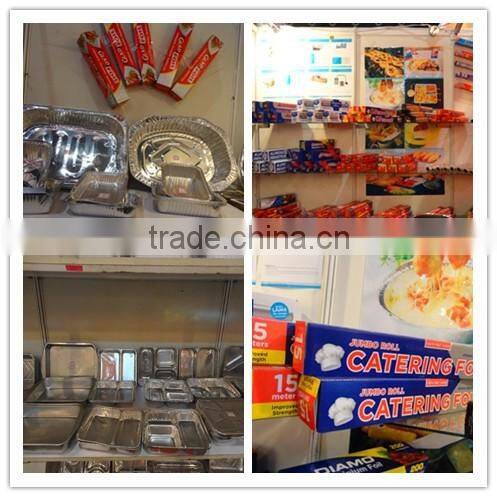 Round aluminium foil BBQ