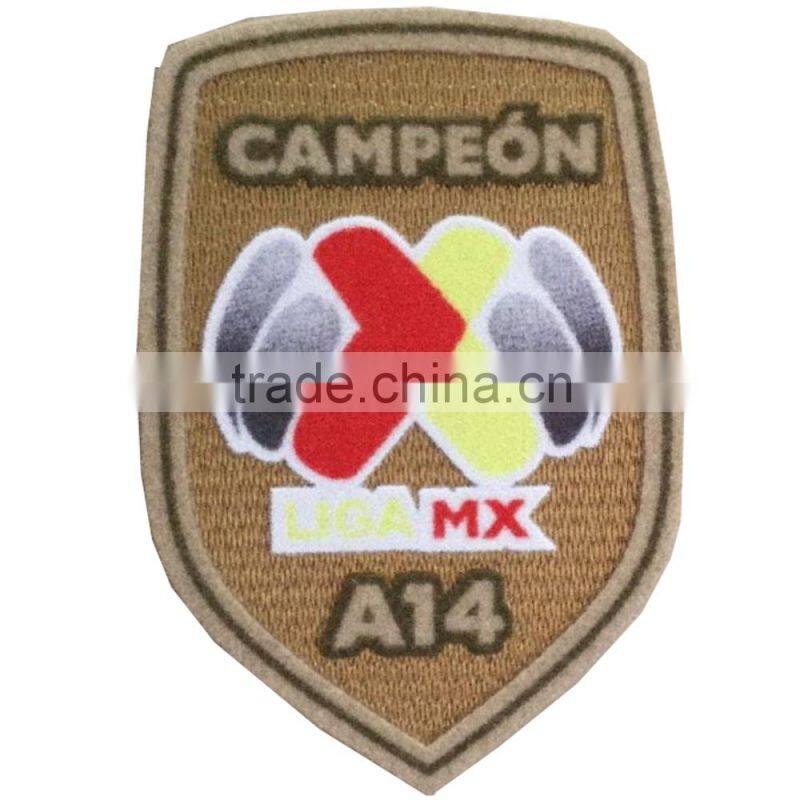 factory direct garment usage flock type clothing patches t-shirt sticker label patch