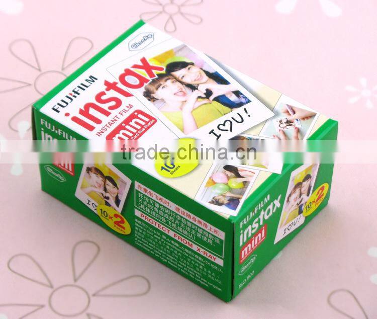 Fujifilm Instax Mini Film Instant Twin Pack White Film for Mini 7s / 8 / 25 / 50s / 90 Camera