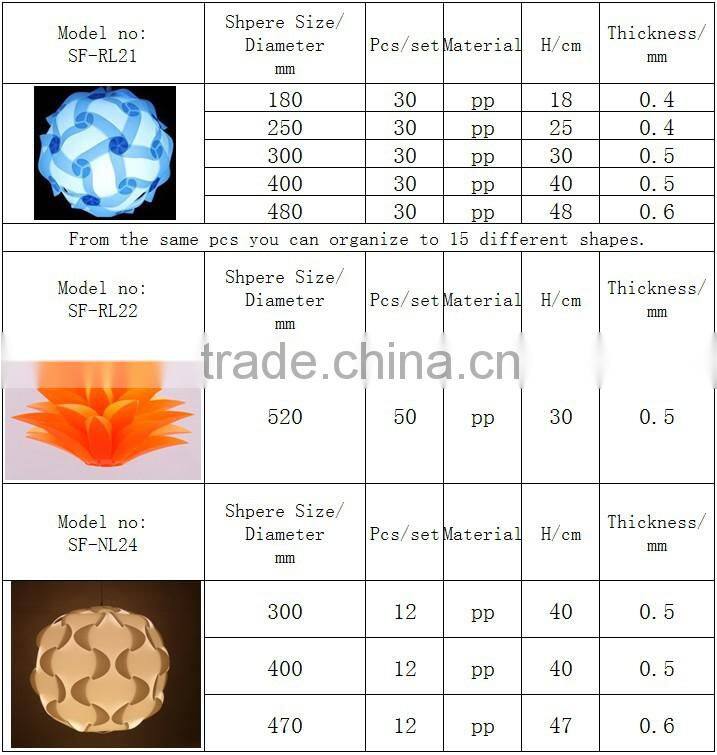 Lamps popular iq puzzle lamp new design