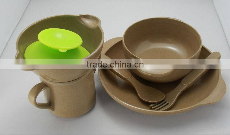 fashion design eco friendly material baby fork and spoon