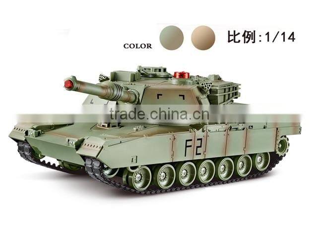 Shantou new 1:14 simulation remote control 12CH 2.4G rc battle tank toys in 2016 market