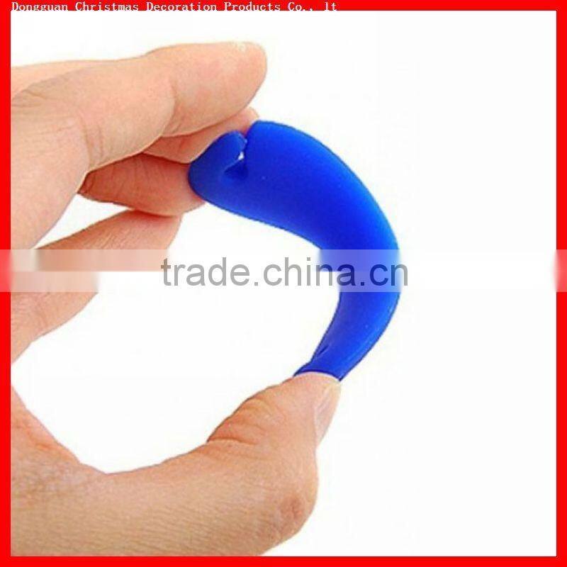 fashion design cheap silicone headphone cable winder