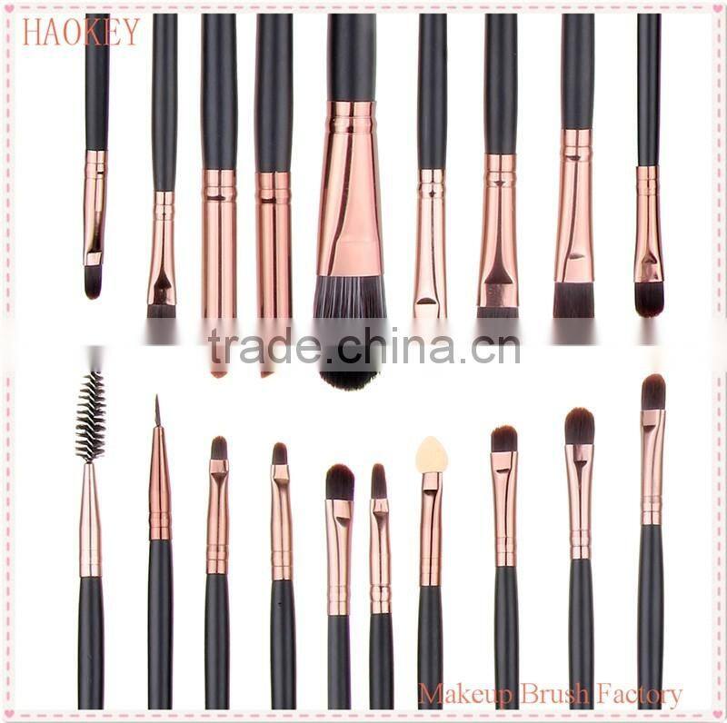 TOP Quality Professional 20 PCS Cosmetic Facial Make up Brush Kit Wool Makeup Brushes Tools Set