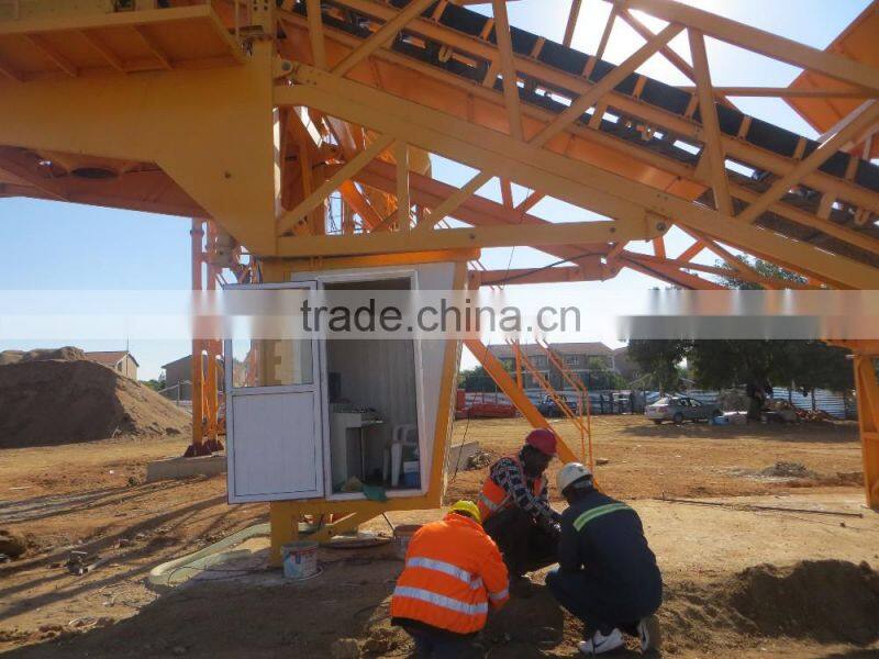 Mobile beton batching plant, YHZS35 concrete barching plant