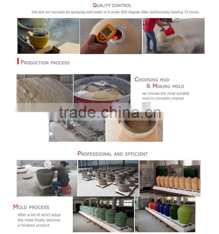 Luxury Commercial Movable Ceramic Egg Grill with Stainless Steel Trolley(AU-215S2)