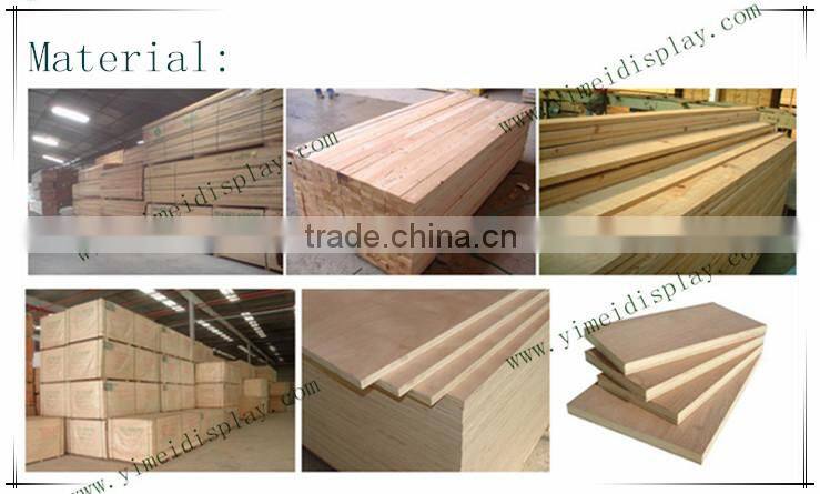High quality Wood Food Display Shelf YMD043