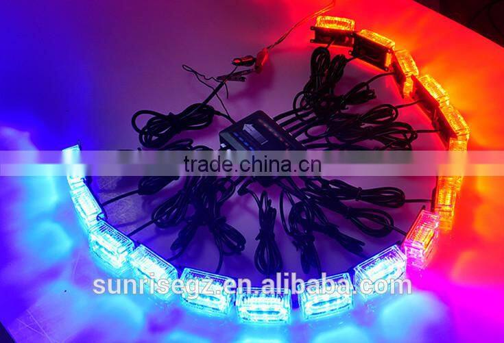 CAR LED STROBE LIGHT,DASH LIGHT (SR-LS-129-16), 1W TOP BRIGHT LINEAR LED