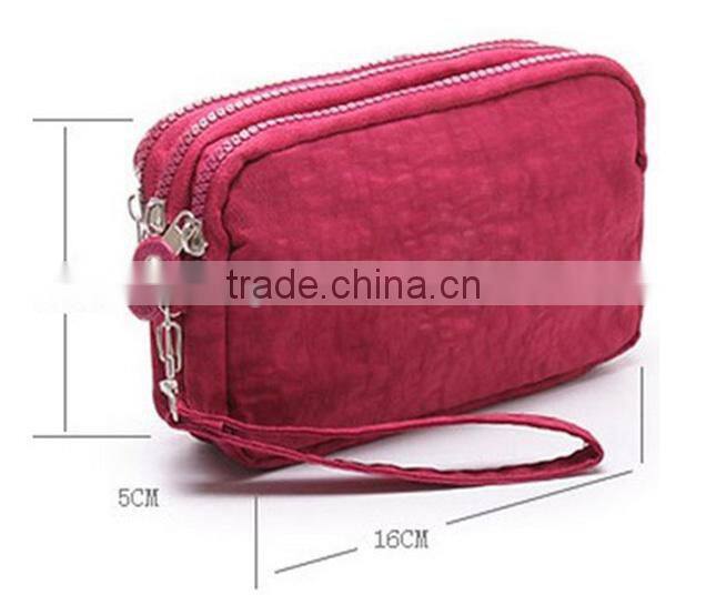 Leisure Multi-layer Wristlets Clutches Cell Phone Bag Wallet Pouch