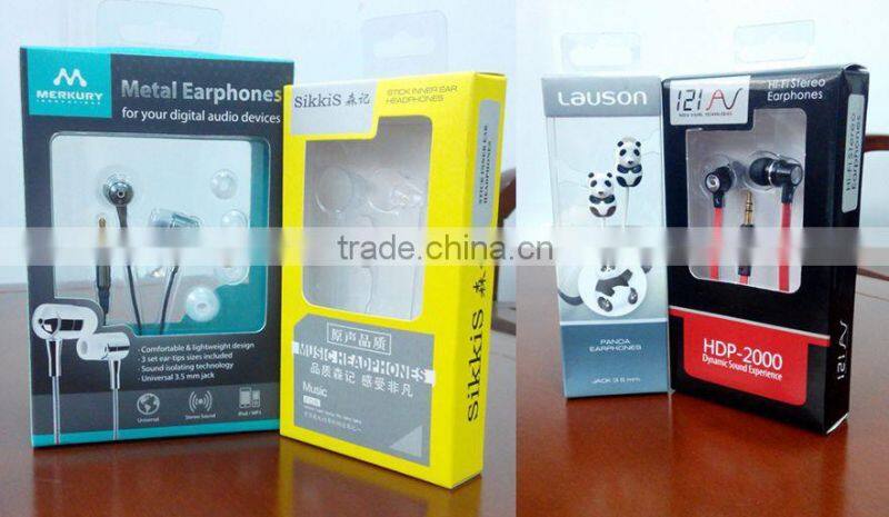 CE/RoSH approved metal stylish hand-free in-ear balance armature earphone