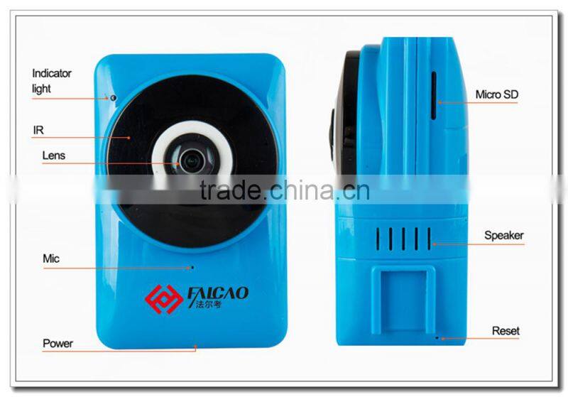 1.0 MP Night Vision Baby Monitor Support two-way Voice Mini WiFi IP Camera