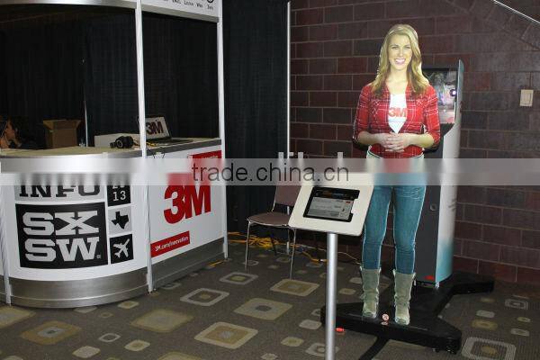 Interesting and attractive virtual projection video presenter 2014