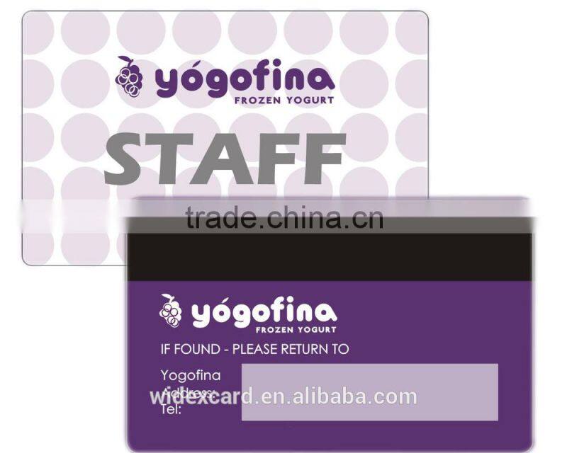 High Quality best price magnetic card with full colour printing