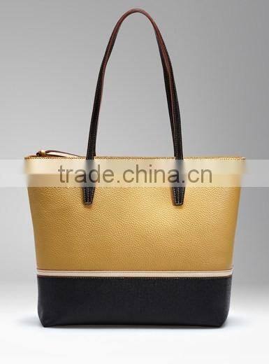 big PU leather lady fashion bag online shop China lady handbags