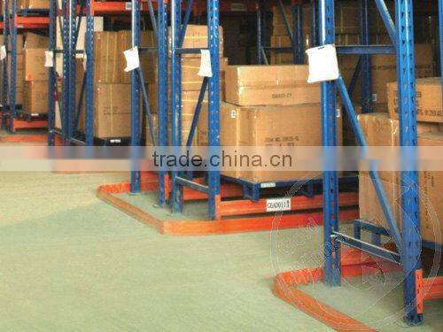 Narrow aisle rack with three-way forklift,just need very narrow aisle