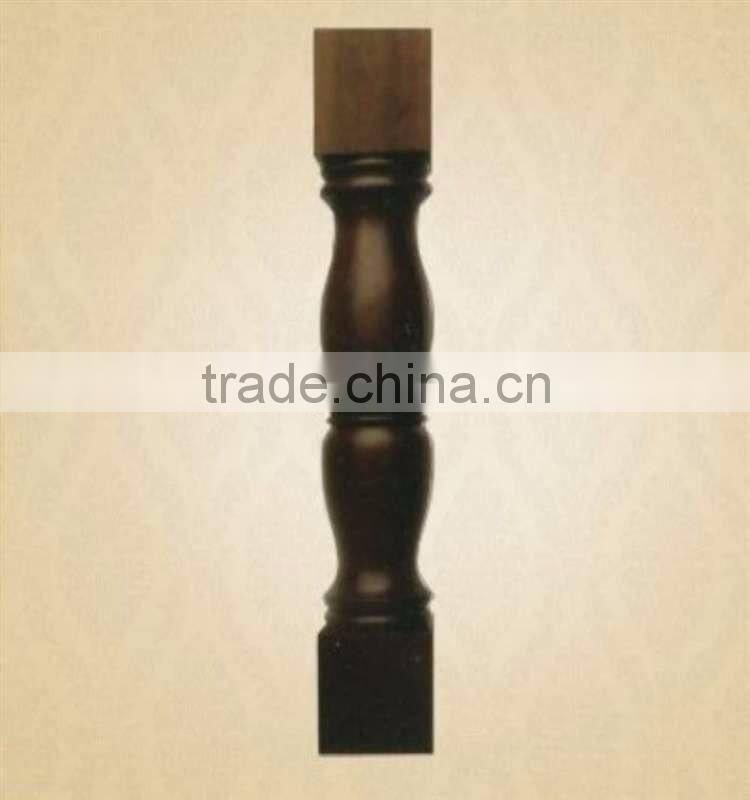 Household Wood Stair Newel Post