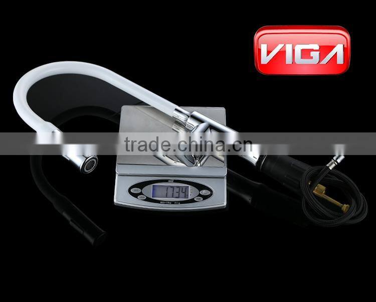 White and chrome color sink faucet kitchen faucets pull out kitchens faucet