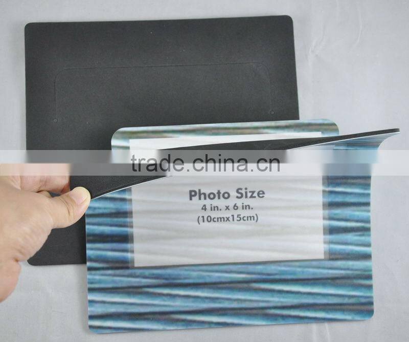 OEM photo insert mouse mat , full color printing photo frame mouse pad