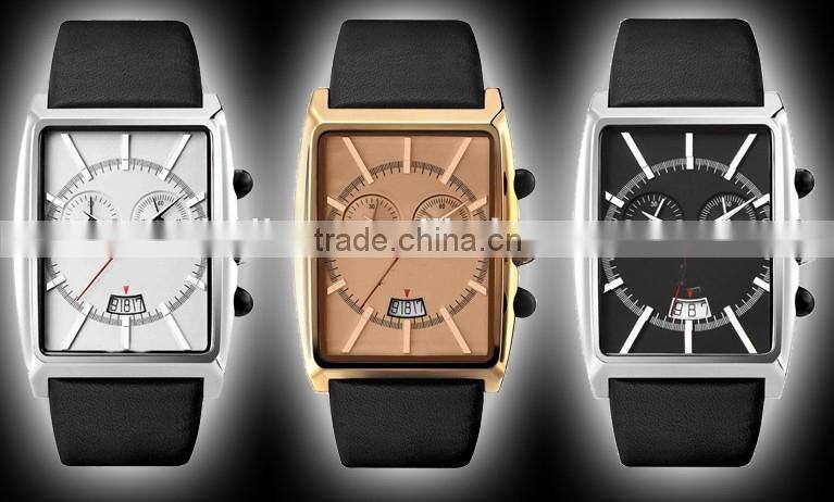 square chronograph mens hand watch brand