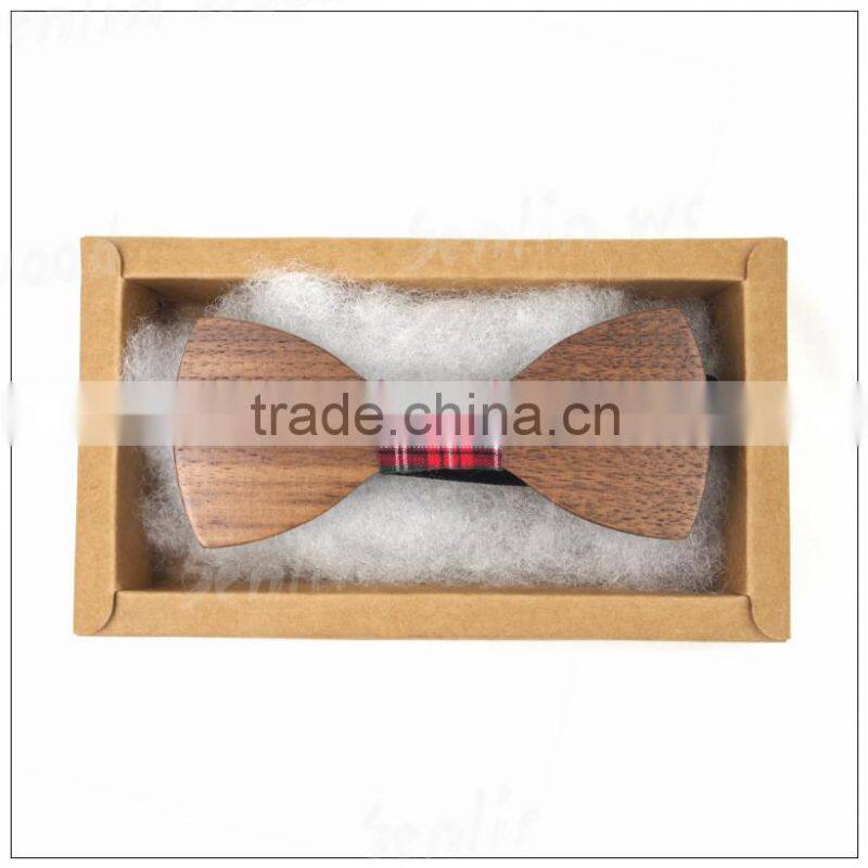 Fashion Handmade Natural Wooden Bow Tie