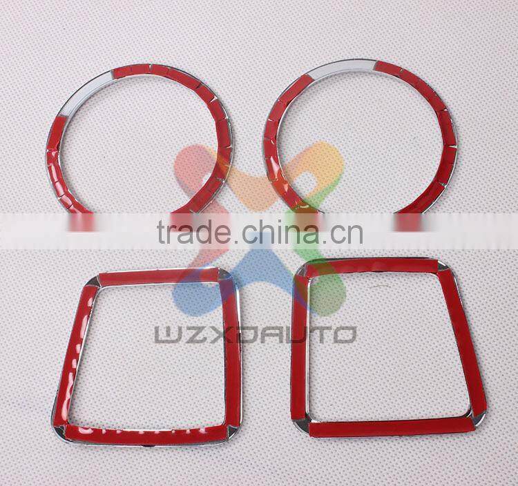 Chrome Interior Air Condition Vent Cover Trim 4pcs AIR CONDITION VENT COVER FOR JEEP COMPASS 2014