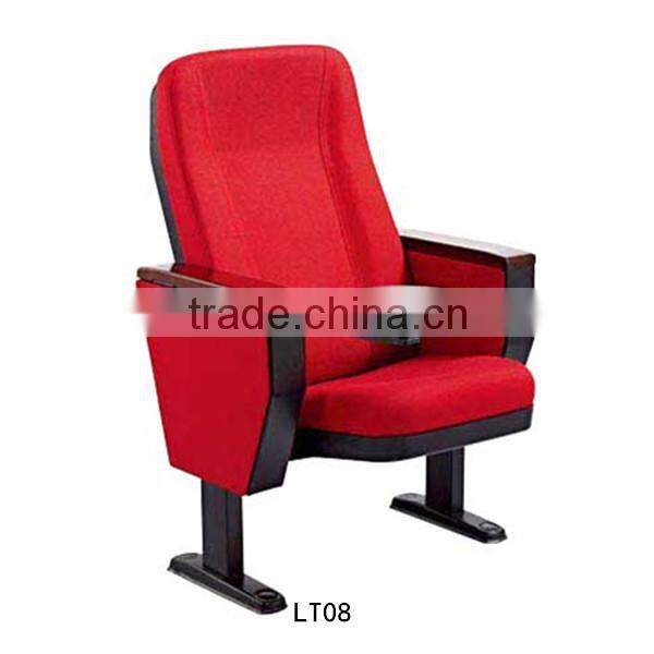 Folding theater chairs auditorium seating conference chairs with tablet LT19