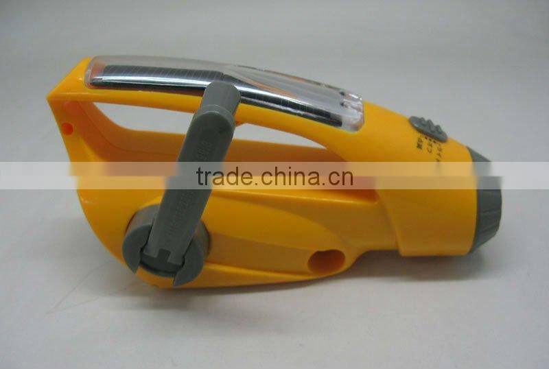 Camping radio light crank torch dynamo flashlight emergency flashlight AM FM radio
