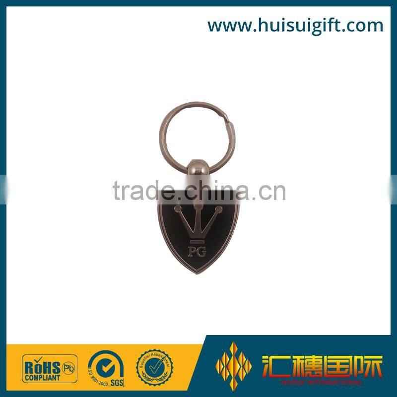 high quality promotional business medal design metal keychain