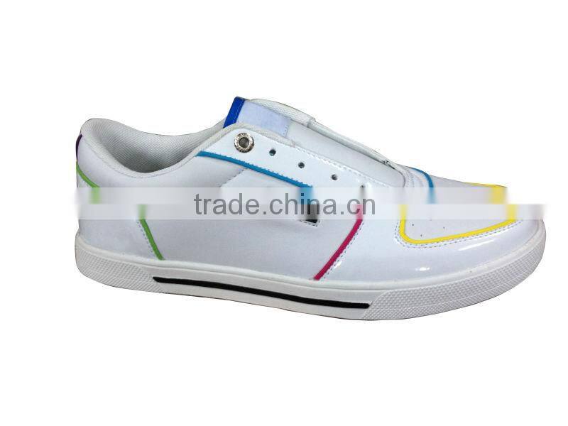 2016 fashion women skateboard shoes with rubber outsole