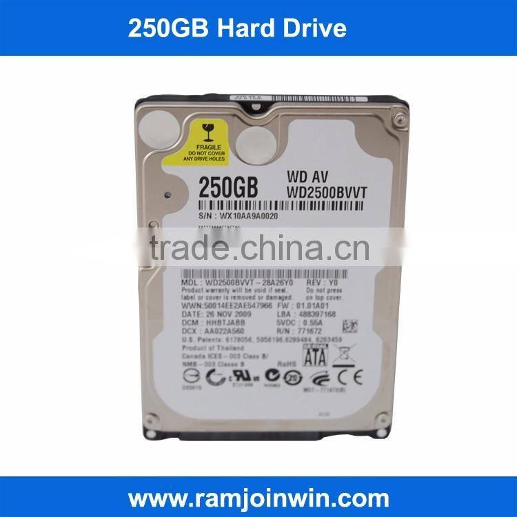 Slim 2.5inch 5400rpm 250GB hard disk