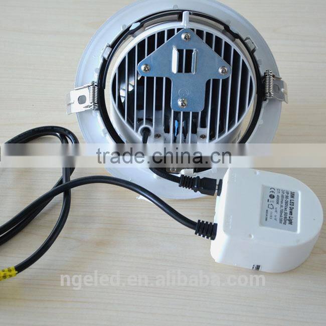 3 years warranty Samsung 5630 SMD 100lm/w CRI>83 led gimbal downlight