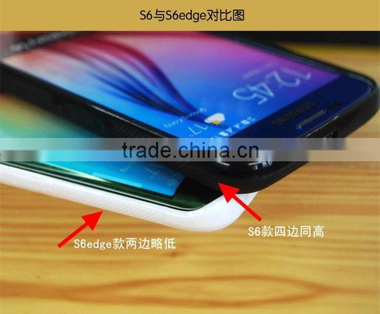 OCASE High Quality TPU Wood Back Cover Case for Samsung Galaxy S6 Edge for Samsung Galaxy S6 case