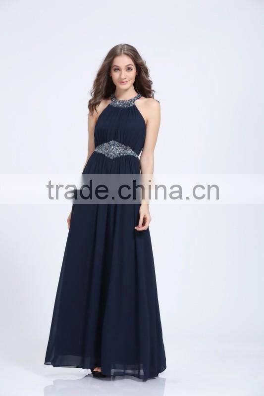 2016 new style elegant manual bead evening dress