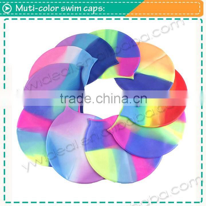Make Your Own Logo Silicone Design Swim Caps