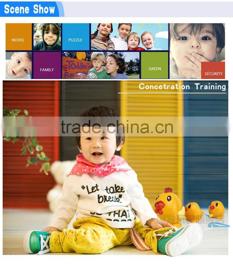 Chuangfa toys--Funny pull line animal toys, hand sliding chicken, pull & push chicken