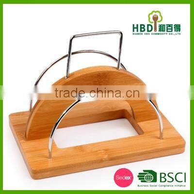 New products bamboo cutting board stand/cutting board holder rack