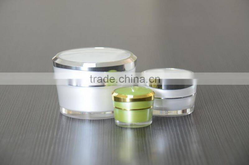 china wholesale packaging cosmetic cream plastic acrylic cosmetic jar
