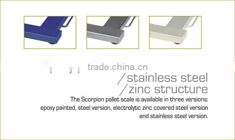 SCorpion Series Stainless Steel Structure Digital Pallet Weighing Scale