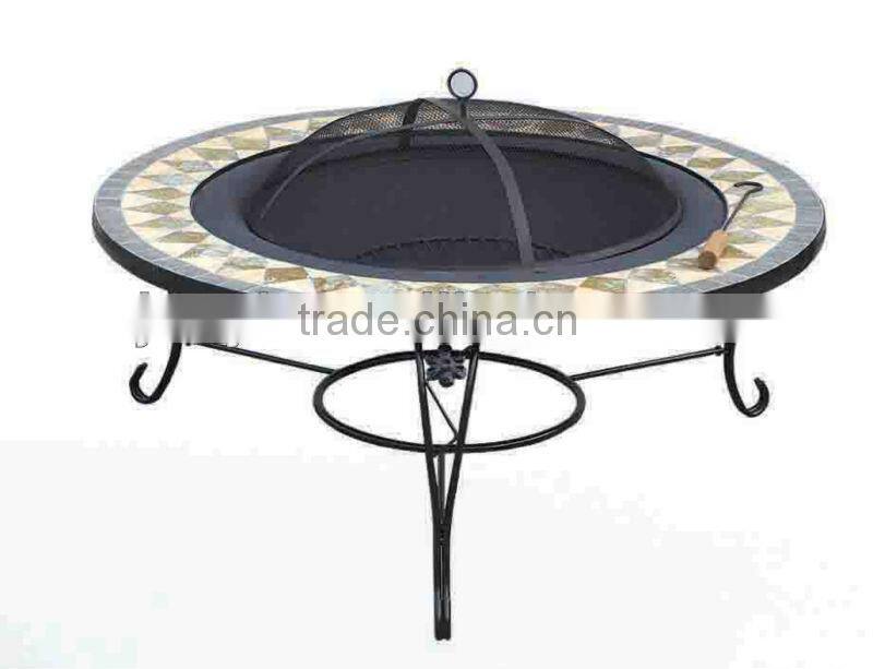 high quality mosaic pattern fire pit