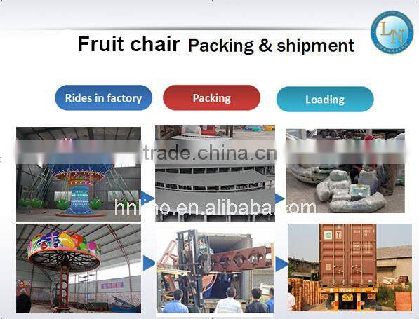 Park kids amusement equipment outdoor flying chair fruit flying chair ride for sale